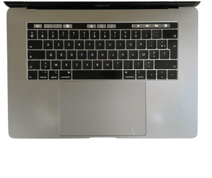 MacBook Pro 15" Retina (2018) - Core i7 2.2 GHz 256 SSD - 16 Go AZERTY - Français - TOUCHBAR 