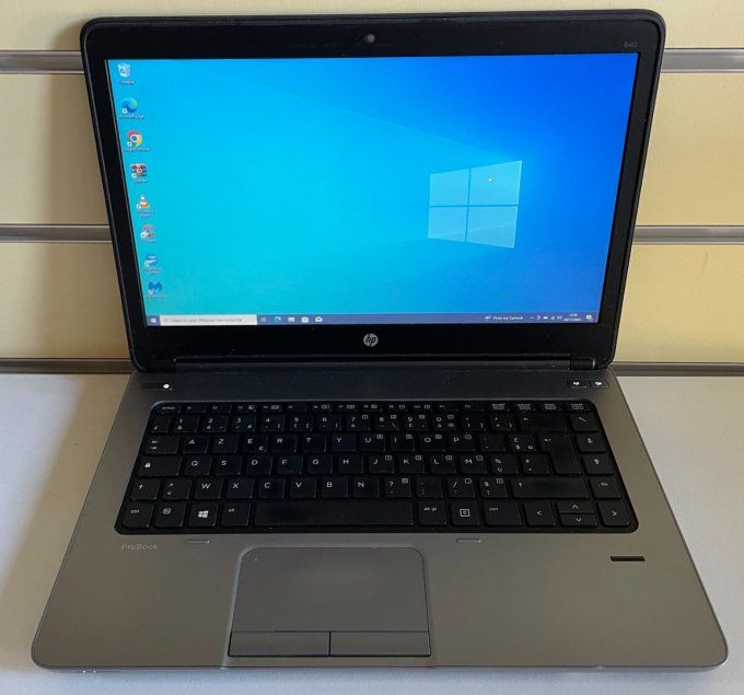 HP Probook 640G1 i5 4Go 128Go SSD webcam wifi écran 14" Bluetooth Azerty -